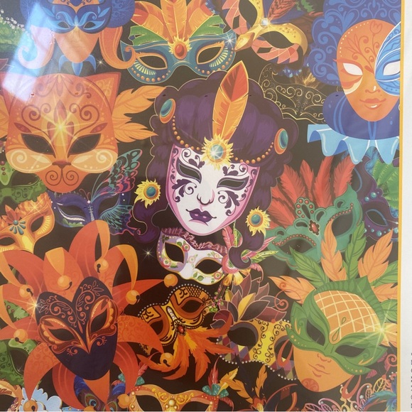 Magic Mask Brain Tree 1000 Piece Puzzle Includes Zipper Bag, Sorting Tray, Etc. - Picture 5 of 7